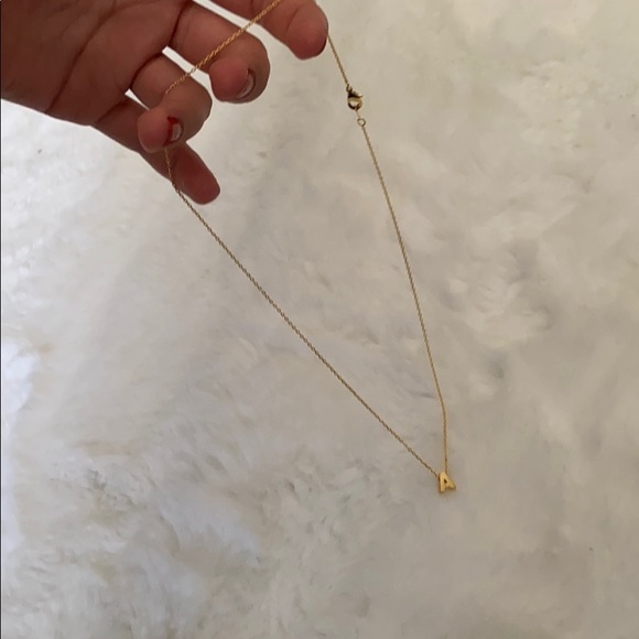 Dainty Letter Necklace - Picture 3 of 4